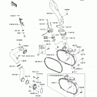 Brute Force 650 4x4i (KVF650-FCS) Крышка вариатора