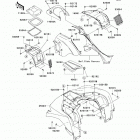 Brute Force 750 4x4i (KVF750-LCF) Переднее крыло(ья)