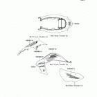 KFX450R (KSF450-BCS) Decals(bcs)