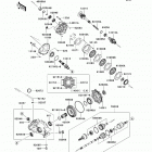 Brute Force 750 4x4i EPS (KVF750-GCF) Карданный вал - задний