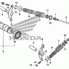 TRX90EX Распределительный вал и клапана