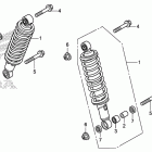 TRX500FE Передние аммортизаторы