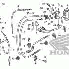 TRX450ER Рычаги & переключатели & тросы