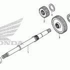TRX500FE Вал ведущий