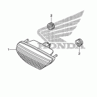 TRX250X Фонарь задний