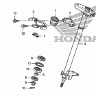 TRX400X Рулевой вал