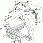 TRX420FPM Front arm (4wd)