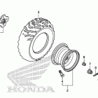 TRX420FA Заднее колесо