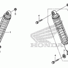 TRX500FPA Передние аммортизаторы