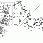 TRX420FPM Главный тормозной цилиндр -передний