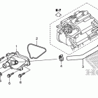 TRX420FA Крышка водяной помпы