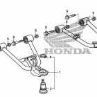 TRX250X Передний рычаг