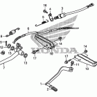 TRX250X Педали и подножки