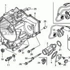 TRX250TE Крышка картера задняя