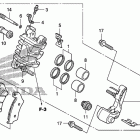 TRX450ER Передний тормозной суппорт