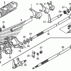 TRX250TE Вилка переключения передач