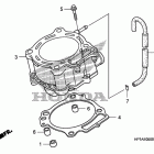 TRX450ER Цилиндр