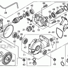 TRX500FE Передний редуктор