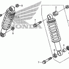 TRX250X Передние аммортизаторы