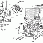 TRX500FPA Головка цилиндра