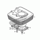 TRX250X Цилиндр