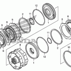 TRX680FA Сцепление (2-3)