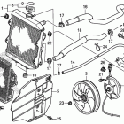 TRX500FE Радиатор