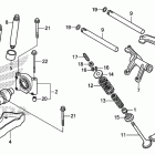 TRX500FPA Распределительный вал и клапана