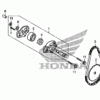 TRX250X Масляный насос