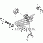 TRX680FA Вал и вилки  коробки передач