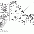 TRX420FA Главный тормозной цилиндр -передний