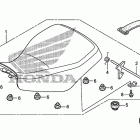 TRX250TE Сидение