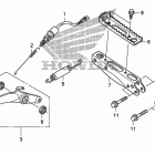 TRX680FA Подножки и педали