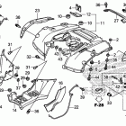TRX500FPA Заднее крыло