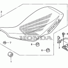 TRX450ER Сидение