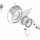 TRX420FPM Заднее колесо