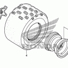 TRX250X Заднее колесо