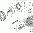 TRX90X Задний тормоз