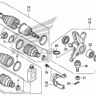 TRX420FPM Front knuckle (4wd)