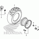 TRX500FE Заднее колесо