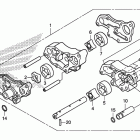 TRX500FPA Масляный насос