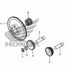 TRX250X Пусковой механизм