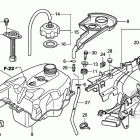 TRX420FA Топливный бак