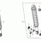 TRX500FPA Задний амортизатор