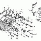 TRX400X Крышка картера левая