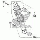TRX90X Задний амортизатор