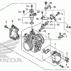 TRX500FE Корпус Дросселя