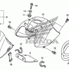 TRX90EX Топливный бак