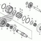 TRX680FA Задняя передача