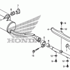 TRX250TE Глушитель